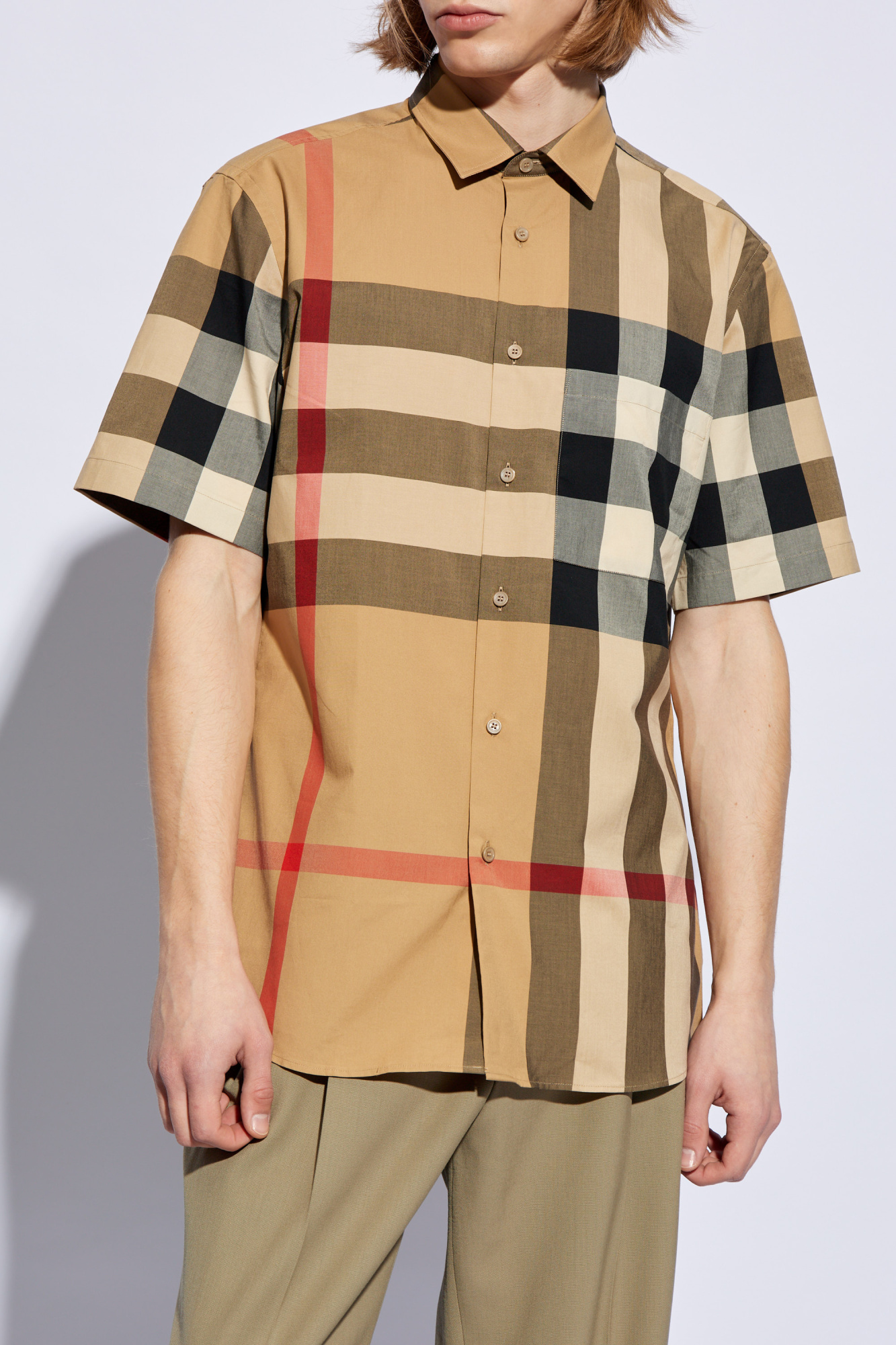 入荷now 口コミ Short-sleeved Burberry shirt Vitkac | Clothing Men's | トップス